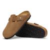 Birkenstock Boston Suede Leather - Dark Tea